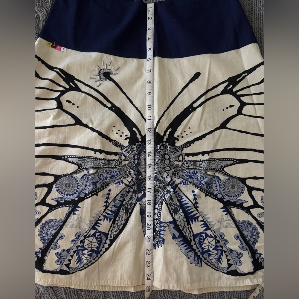 Oilily A-Line Skirt with Butterfly Design - Brand new, never worn. - Picture 7 of 8